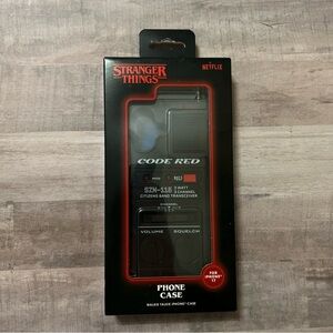 Stranger Things Netflix Walkie Talkie iPhone 17 Code Red Phone Case New